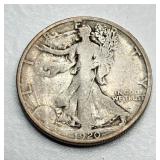 1920 S - Walking Liberty - Silver Half Dollar