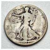 1923 S - Walking Liberty - Silver Half Dollar