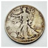 1929 S - Walking Liberty - Silver Half Dollar