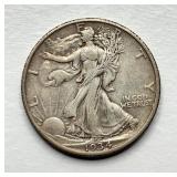 1934 - Walking Liberty - Silver Half Dollar