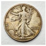 1935 - Walking Liberty - Silver Half Dollar