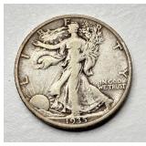 1935 S - Walking Liberty - Silver Half Dollar