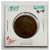 1849 - Large Cent