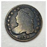 1832 - Silver - Capped Bust Dime