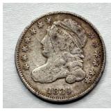 1834 - Capped Bust Silver Dime