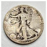 1935 D - Walking Liberty - Silver Half Dollar