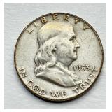 1953 - Silver Franklin Half Dollar