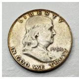 1954 - Franklin Silver Half Dollar (2 of 2)