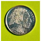 1/10 Troy Ounce .999 Fine Silver Coin - Indian Head Design