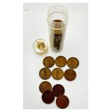 1917 - Full Date Roll - Lincoln Wheat Cents