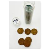 1919 S - Full Date Roll - Lincoln Wheat Cents
