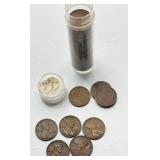 1940 S / 1941 S - Roll of 50 Obsolete San Francisco Wheat Cents