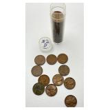 1962 D - Full Date Roll - Lincoln Wheat Cents