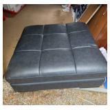 Square, Black Ottoman (Miami)