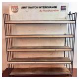 Vintage Interchange E50 Limit Switch Store Display Shelves Rack Sign