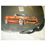 Esteban guitar with a Chevrolet Camero sports-car graphic