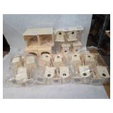 Massive Collection of Brand New DIY Wooden Birdhouses