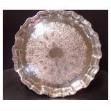 Vintage Reed & Barton Silverplate Chippendale Tray/Platter (Pattern/Model No. 59). - Potterville