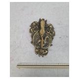 Vintage Masonic Bronze Knights Templar Door Knocker