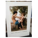 J Paul Getty Museum Bouguereau Young Girl Defending Herself Against Eros Art Posterboard - Potterville