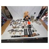 Collection of Harley-Davidson Mugs, Glasses, Plushies, Necklaces, and More!