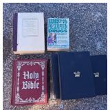 Small Collection of Vintage Books, Holy Bible, Encyclopedias, Etc.