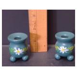 Vintage Swedish Candlestick Holders - Potterville