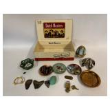 Vintage Dutch Masters Cigar Box & Decorative Collectibles Lot #4