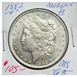 1882 O - Morgan Silver Dollar - MS63