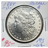 1884 O - Morgan Silver Dollar - MS63