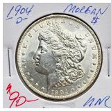 1904 O - Morgan Silver Dollar - UNC