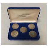 Morgan Silver Dollar Collection with Case