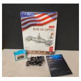 3D Model Kits and 2 Miniature Car Models