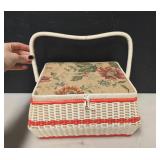 Vintage Sewing Basket by Bacon Basketware