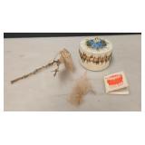 Genuine Ojibway Porcupine Quill and Birch Bark Basket by Jane Peg