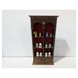 Vintage Thimble Collection With Hanging Wall Wooden Display, Disney, Ceramic, Metal Thimbles - Estate Sales Warehouse (GR)