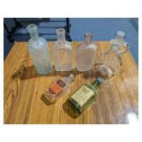 Antique Glass Bottles, Clear & Marked - Estate Sales Warehouse (GR)