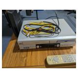 JVC VHS + DVD Player Combo With Remote Works With Netgear Modem - Estate Sales Warehouse (GR)