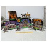 Vintage LEMAX Spooky Town Collection Cemetery Lot: Refer To Photos For Details - Estate Sales Warehouse (GR)