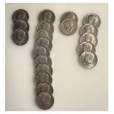 Lot of 20 - 1970s Kennedy Half Dollars