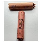 Lot of 2 - Estate Rolls - Unsorted 1943 Steel Cents