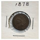 1878 - Indian Head Cent