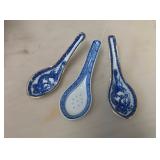 3 Japanese Soup Spoons