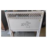 White Wicker Bedroom Storage Set