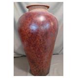 Large Decorative Vase - Ceramic with Wicker Top