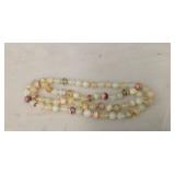 Vintage Mexican Onyx 30" necklace