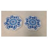 Pair of Turkish Ceramic Trivets