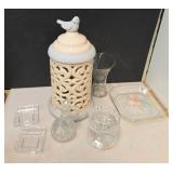 Large Variety of Glass and Ceramic Decor