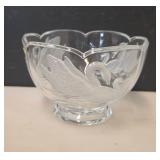 Leaded Crystal Swan Dish