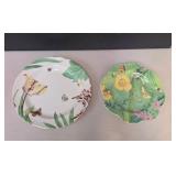2 Spode Floral Haven Dishes
